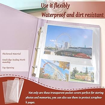 Amazon.co.jp: Vmiapxo 12 x 12インチ スクラップブック ページ