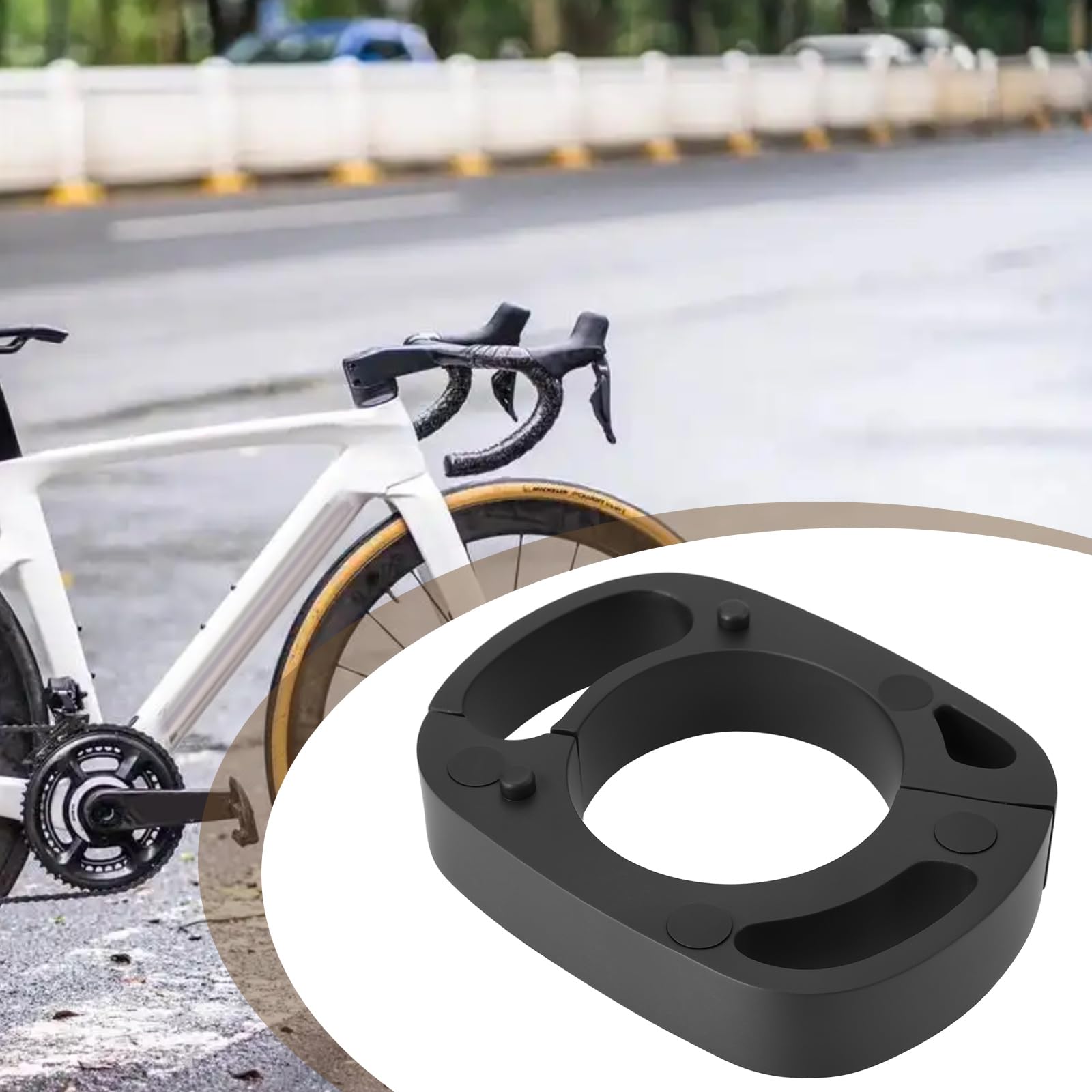 SING F LTD 2Pcs Road Bike Handlebar Spacer Internal Wiring Headset Spacer ACR Stem Spacers for 28.6mm(1-1/8