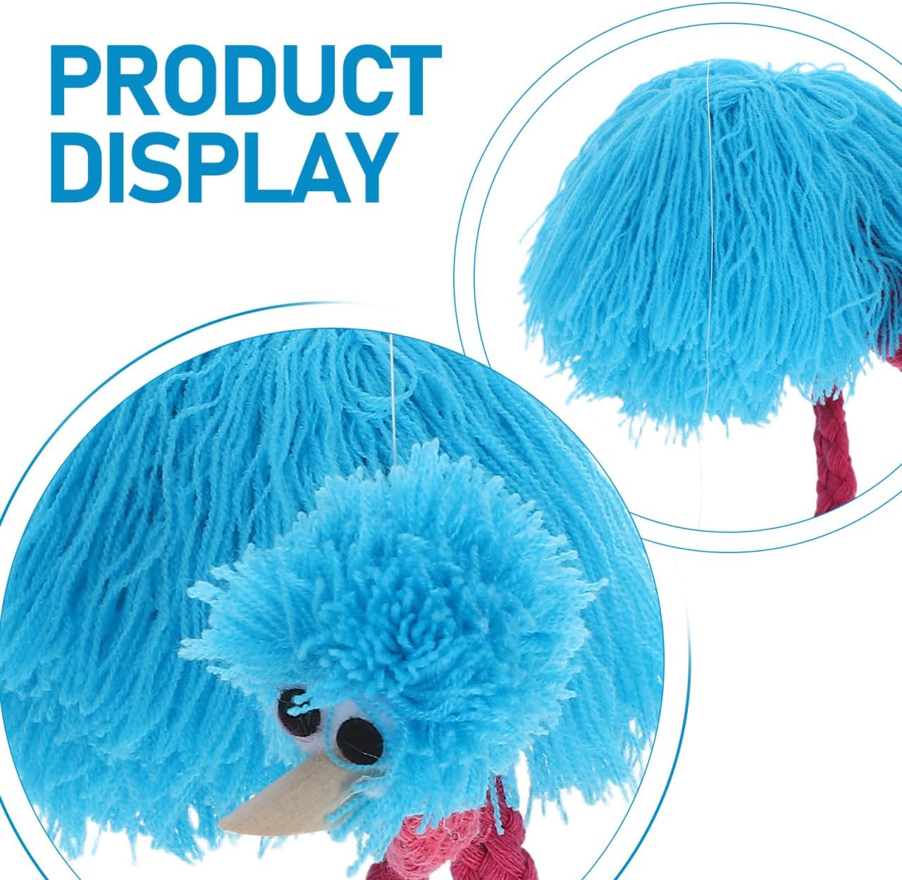 TOYANDONA Ostrich Marionette Puppet, Marionettes String Puppet Bird Pull String Puppet Ostrich Marionette Toy for Pretend Play Interactive Educational Toys Birthday Theater Party