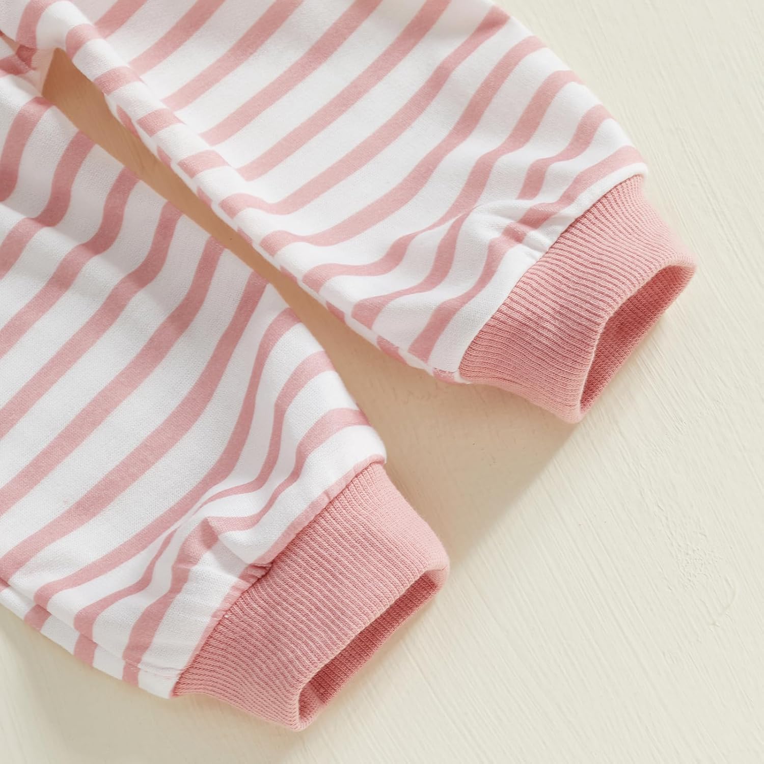 Baby Girl Boy Golf Outfit Long Sleeve Stripe Print Crewneck Sweatshirt Jogger Pants Set Infant Fall Clothes - Image 6