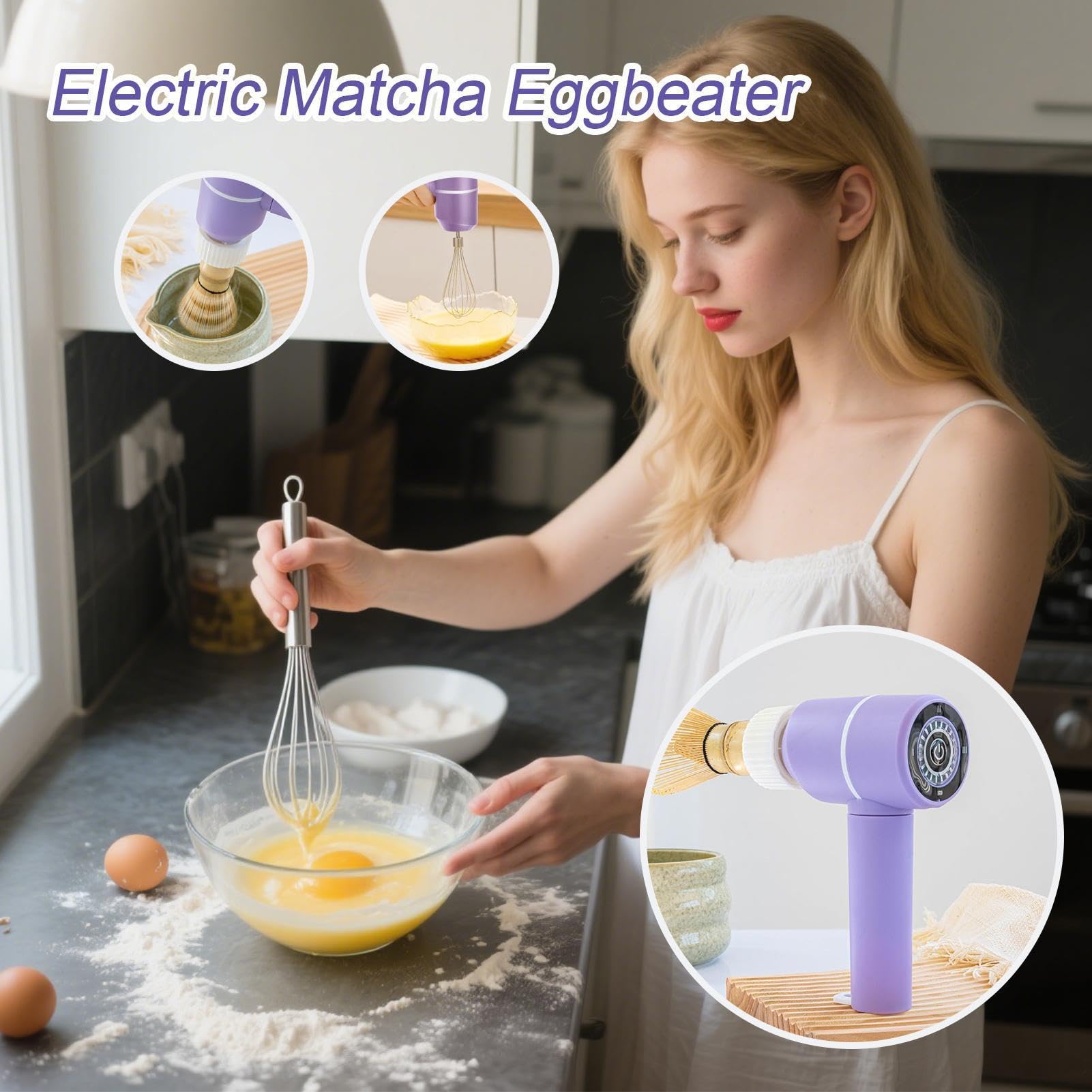 Frusta Elettrica Agitatore Automatico Da Cucina A 3 Velocità