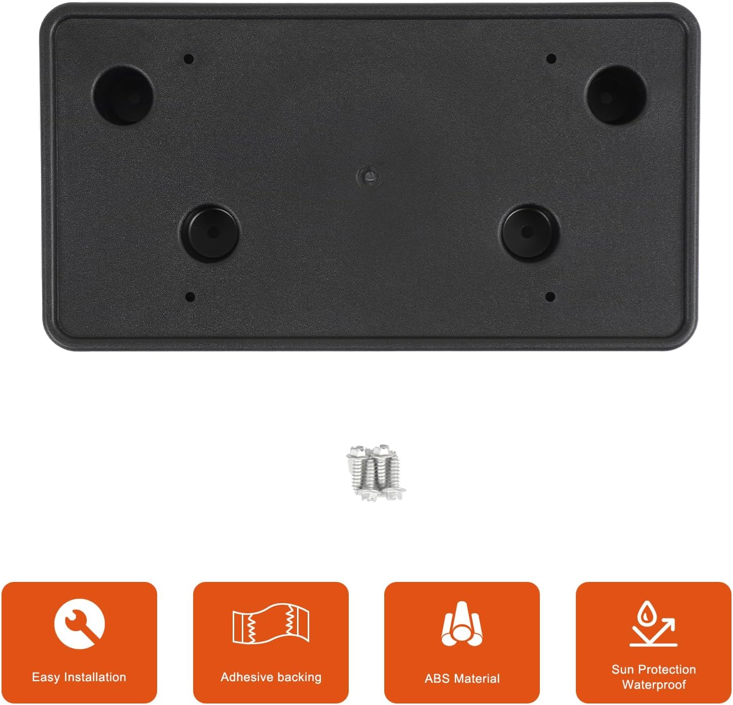 PIUGILH Front License Plate Holder Compatible with Land Rover Defender 90 110 130 2020-2026, Front License Plate Frame Bracket Car Accessories