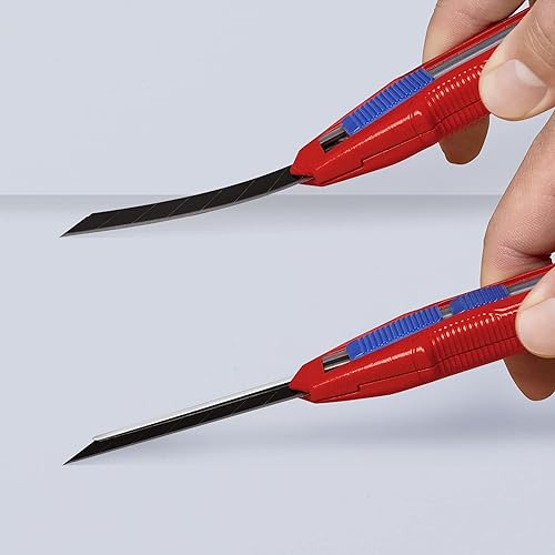 Miniatura 12 de KNIPEX Tools CutiX Cuchillo universal a presión, 6-12 pulgadas, rojoazul