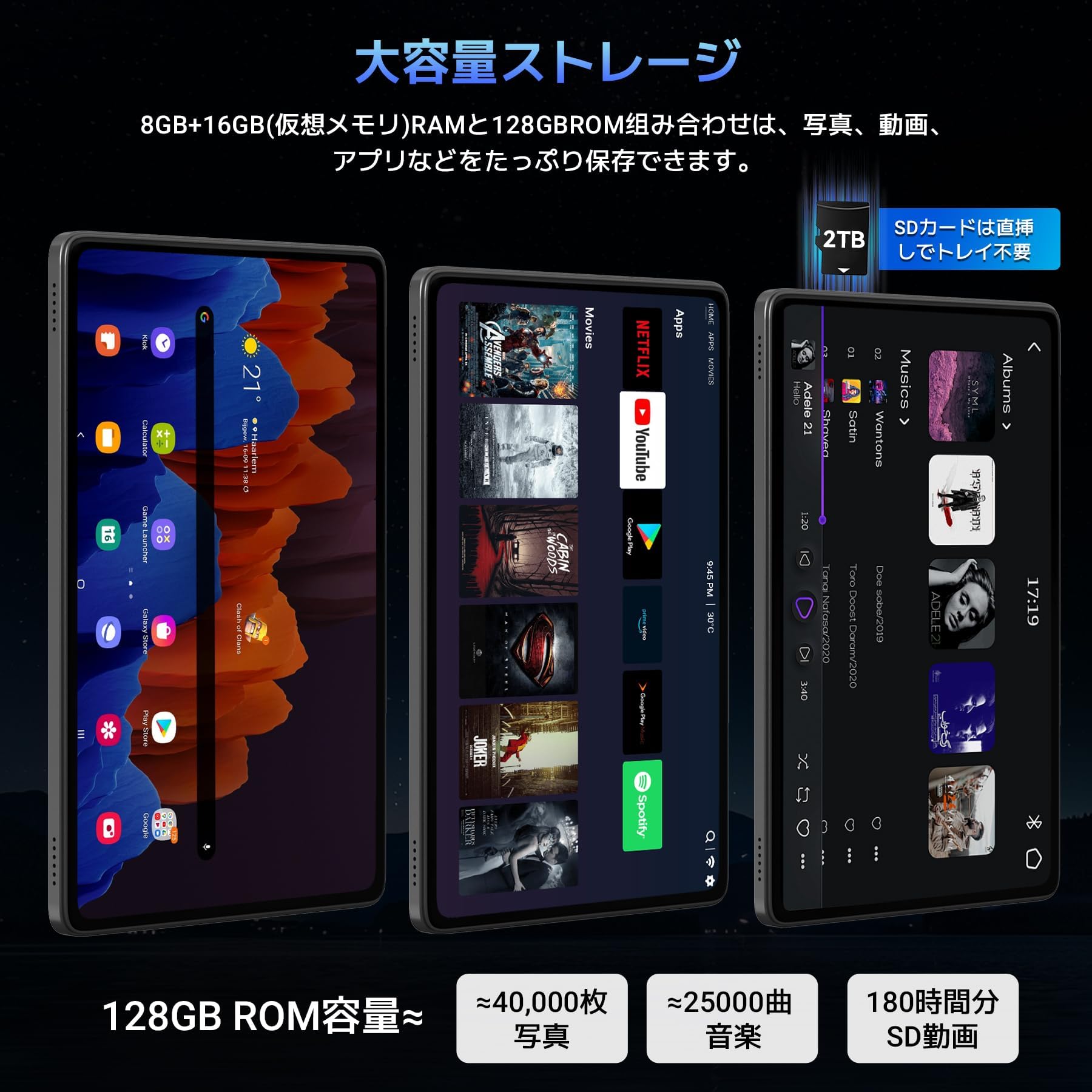 Amazon.co.jp: 【Android16 タブレット 11インチ 2026新登場】TABWEE