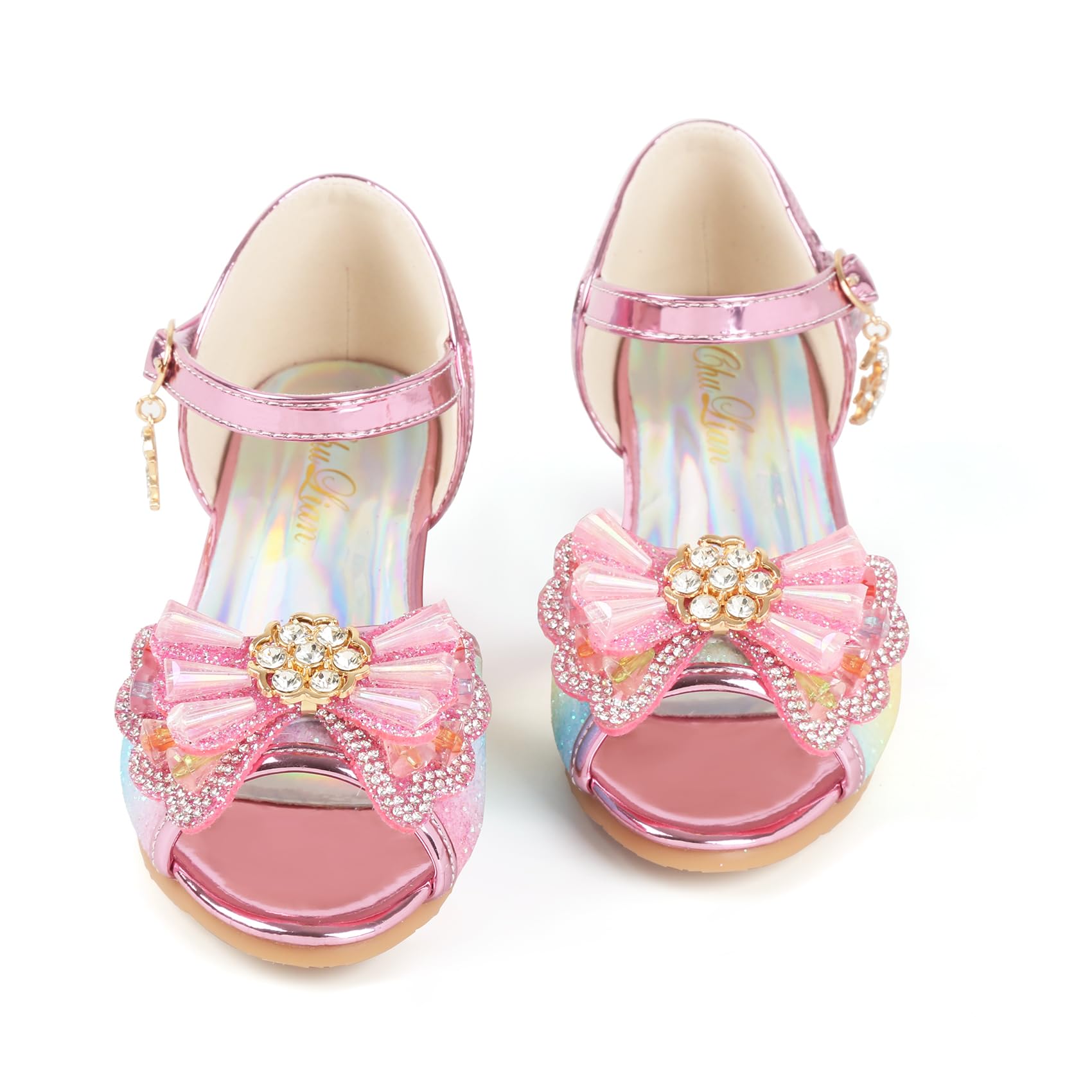 Jacques Moret Girls' Big Dance Ballet Slipper, Pink, 11