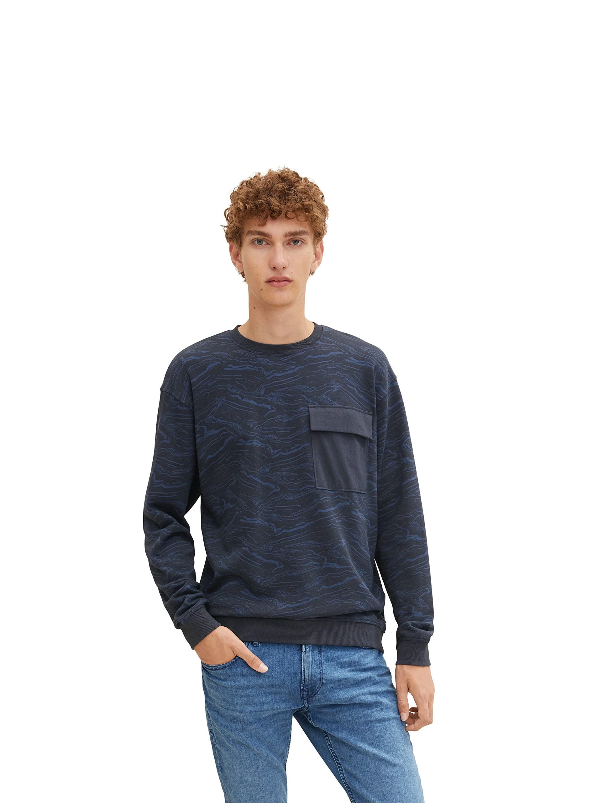 Sweater mit Muster Tom Tailor Denim l'allié de vos sorties décontractées - 8