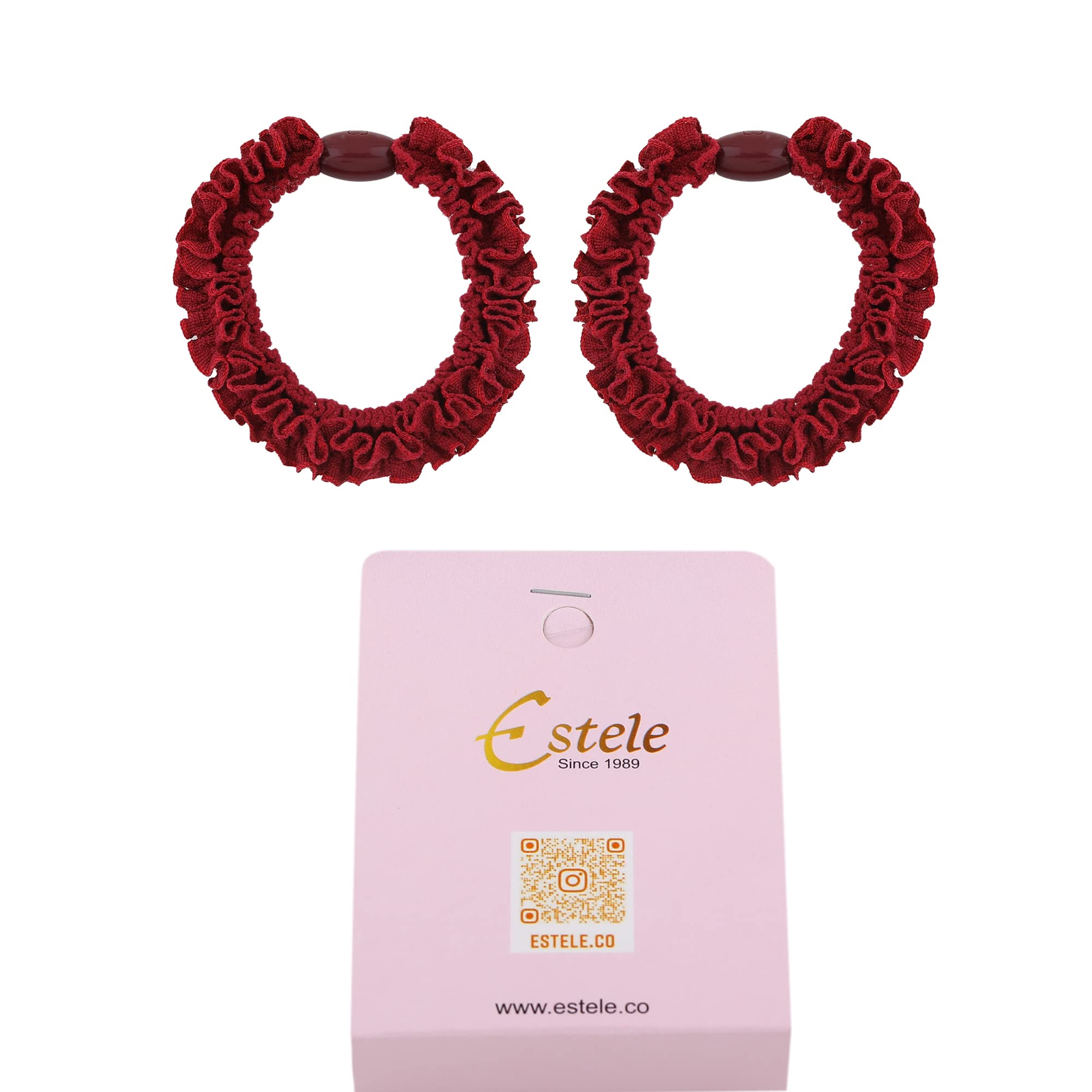 Plain Rubber Bands for Women/Girls (2-Pack)