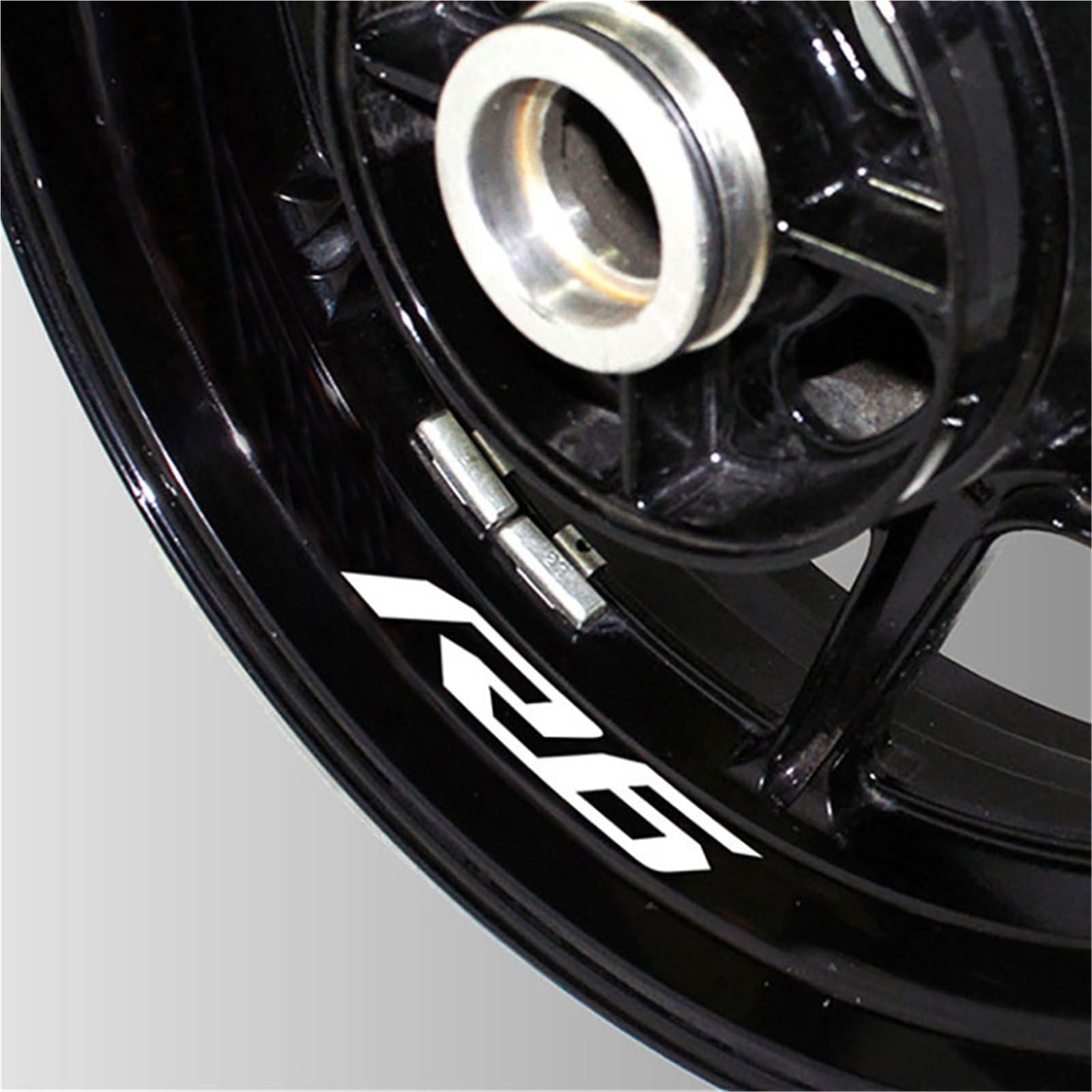 Decorative Stickers Motorcycle Wheel Stripe Sticker Reflective Hub Tire Rim Tape Decals Decorative Waterproof for Y-AMAHA YZF-R6 R6S R6