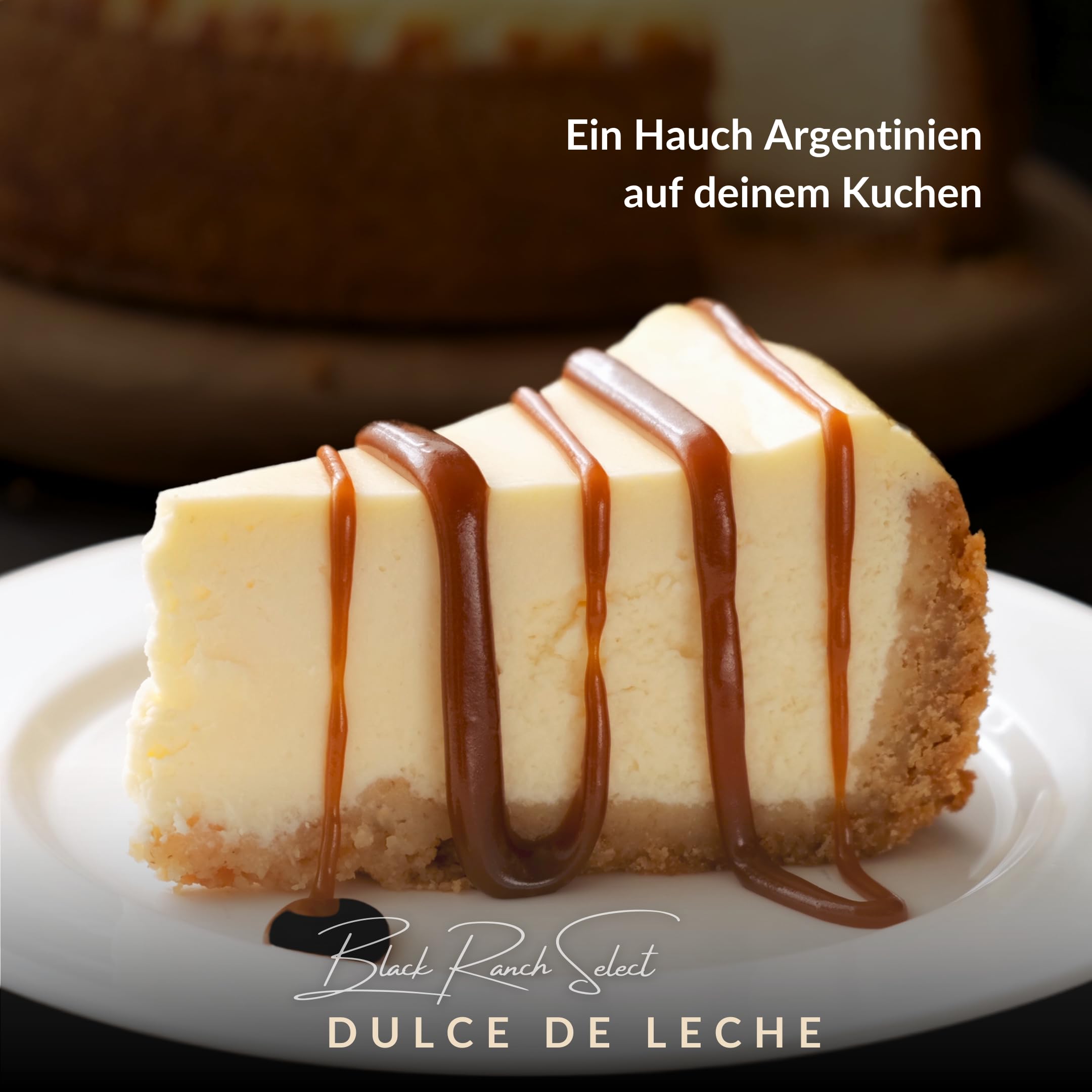 Black Ranch Dulce de Leche | Verschiedene Packgrößen | Argentinischer Milchkaramell-Aufstrich (4 x 430g)