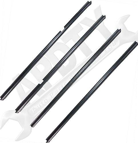 Miniatura 3 de APDTY, Juego de burletes de caucho para puerta exterior, 4 puertas, compatible con 1999-2004 Jeep Grand Cherokee (incluye 4 burletes exteriores y