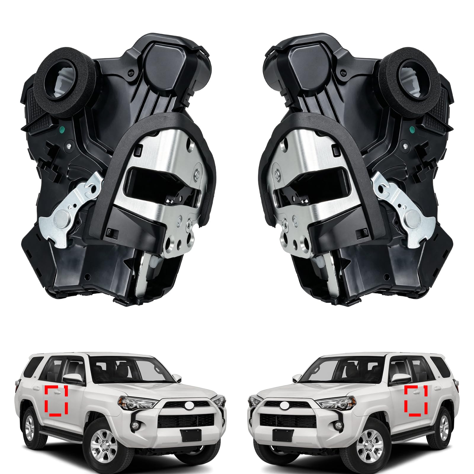 2Pcs Front Door Lock Actuator Motor Set for 4Runner Camry Rav4