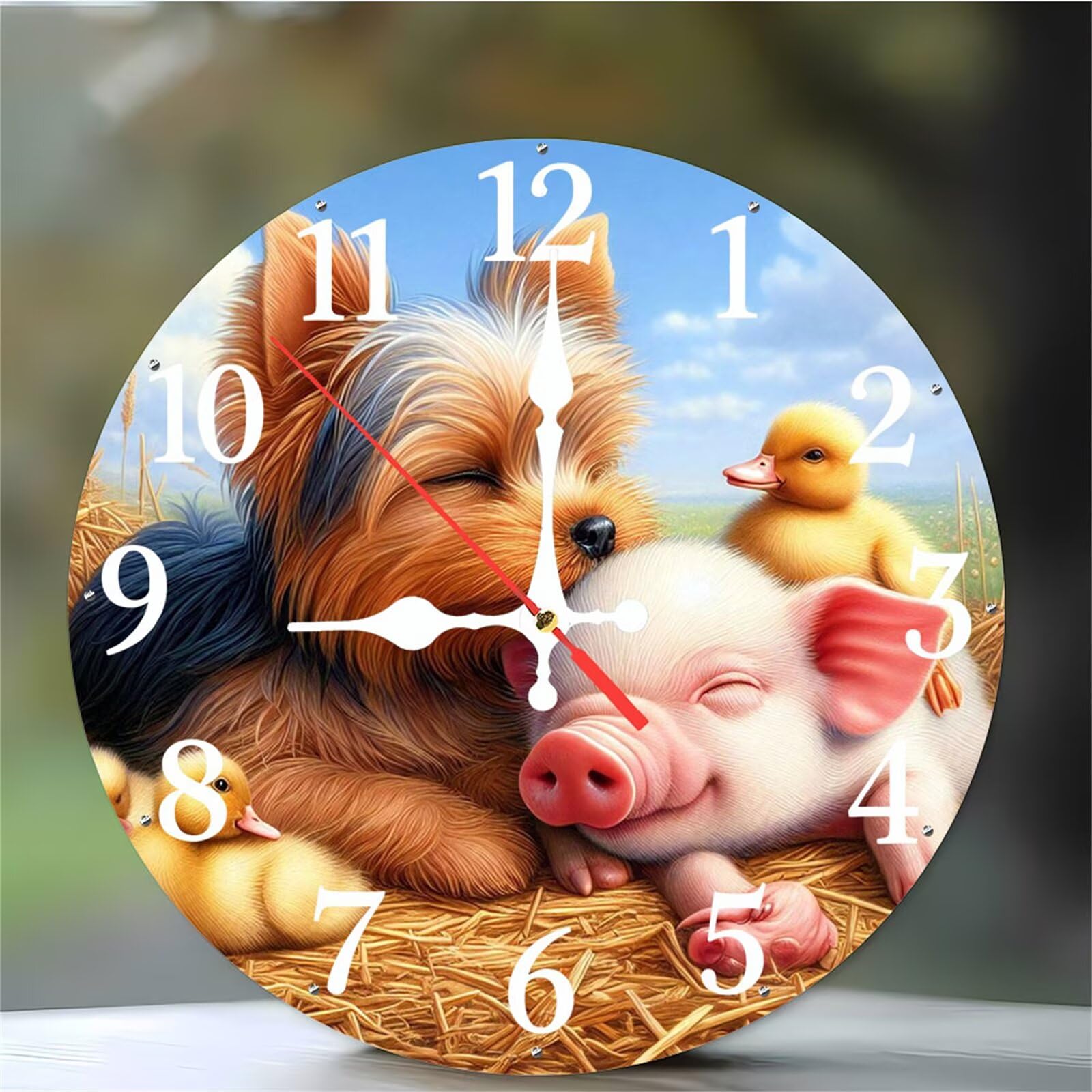Pendule murale ronde de 30cm, un cadeau idéal pour la décoration de la maison