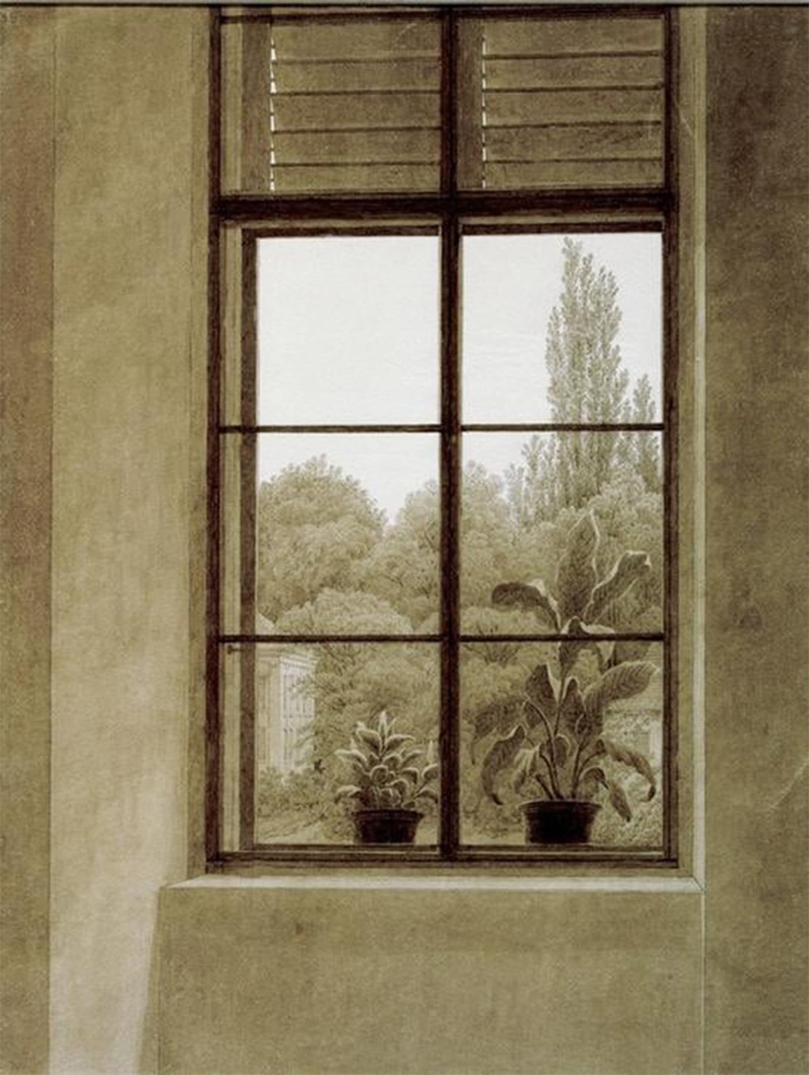 Póster de Lienzo de Caspar David Friedrich para Decoración de Dormitorio 60x90cm 5