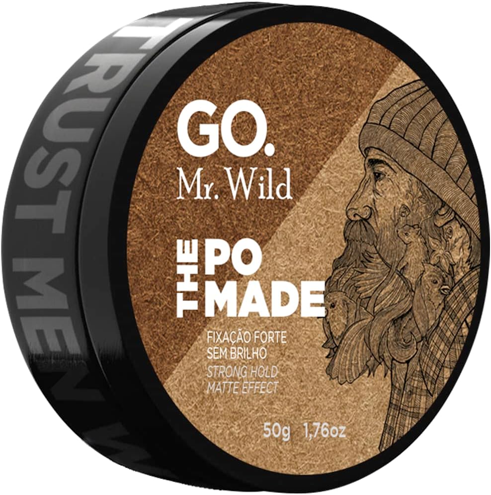 Pomada Matte (Sem Brilho) Go Mr Wild Forte Fixação 50g