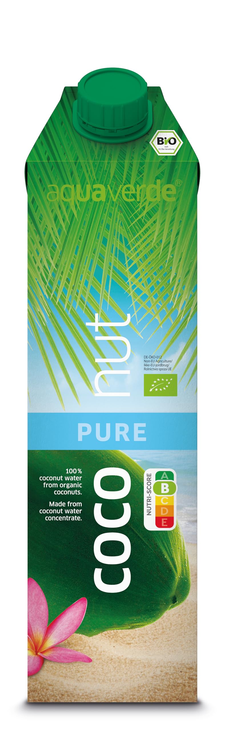 AQUA VERDE - Bio-Kokoswasser aus Konzentrat I 100% Natürlich & Pur I Ideal für Hydratation & Cocktails I Vegan I Glutenfrei (12)