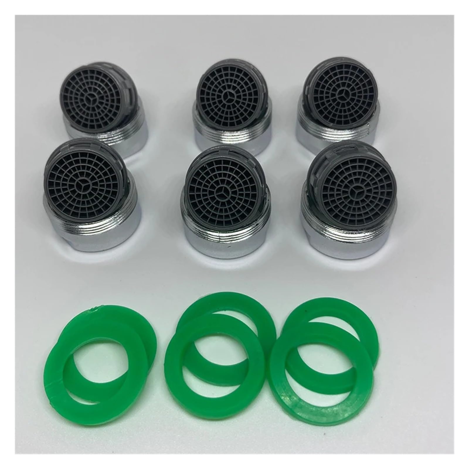 Ricambio aeratore Cucina Bagno Ugello filtro aeratore rubinetto 24 mm filettato plastica 40 pz