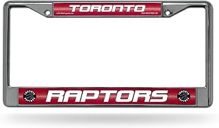 NBA Bling Chrome License Plate Frame with Glitter Accent