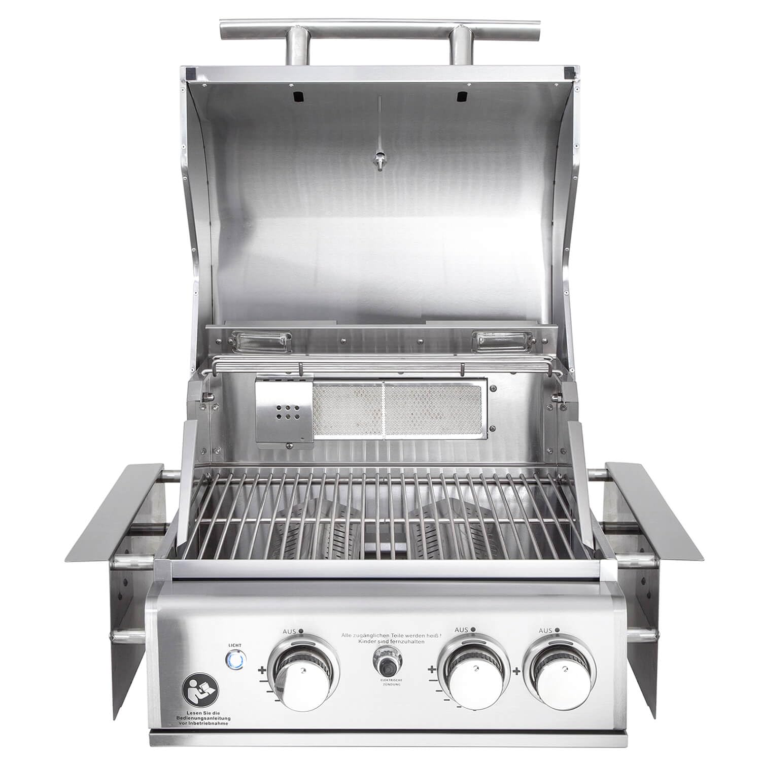 Top-Line Chef S Built-In Gasgrill Einbaugrill Edelstahl Air System 2 Brenner/Backburner