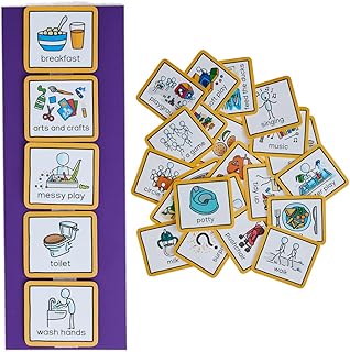 Visual Timetable for Nursery, Childminder, Preschool, Playgroup, Early Years setting for SEND, Autism, Aspergers, Speech and language, EYFS with 32 visuals symbols by Create Visual Aids