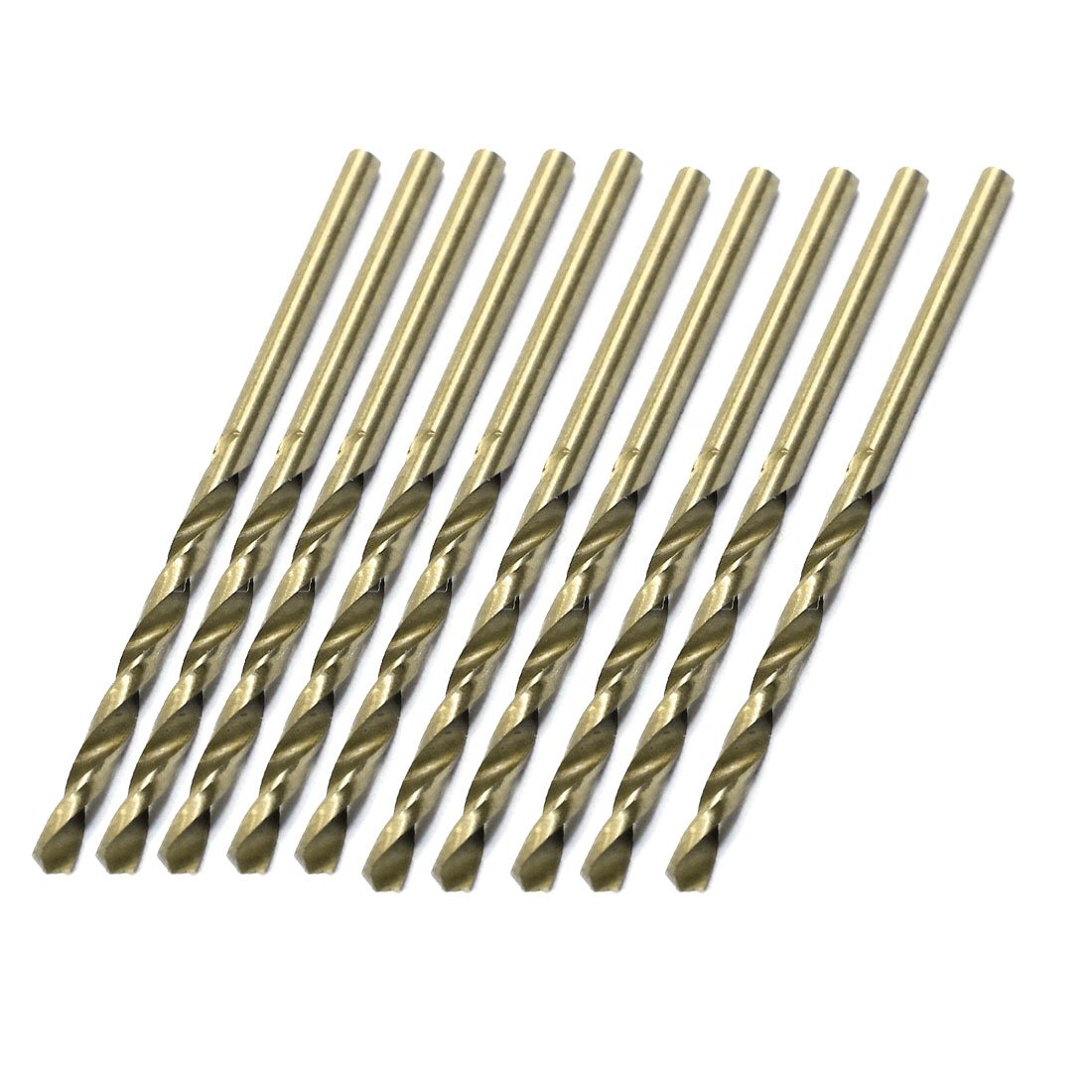 Aexit 10 Pcs Tool Holder HSS-CO 2.6mm x 35mm Tip Straight Drill Hole Electric Twist Drilling Bit Model:40as214qo754