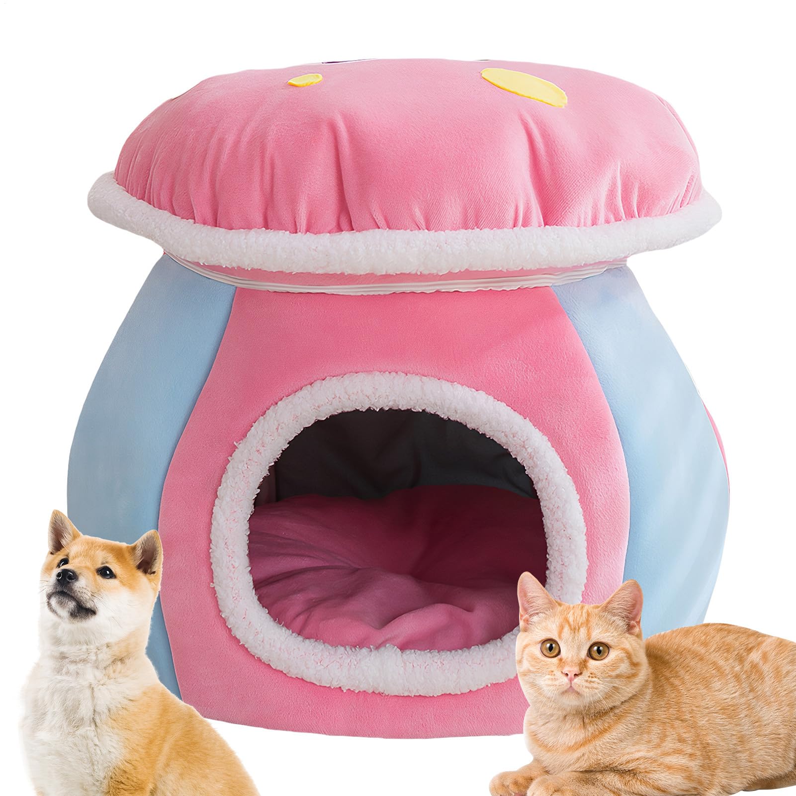 Cama cueva para gatos miedosos que buscan refugio oscuro y cálido en habitaciones grandes