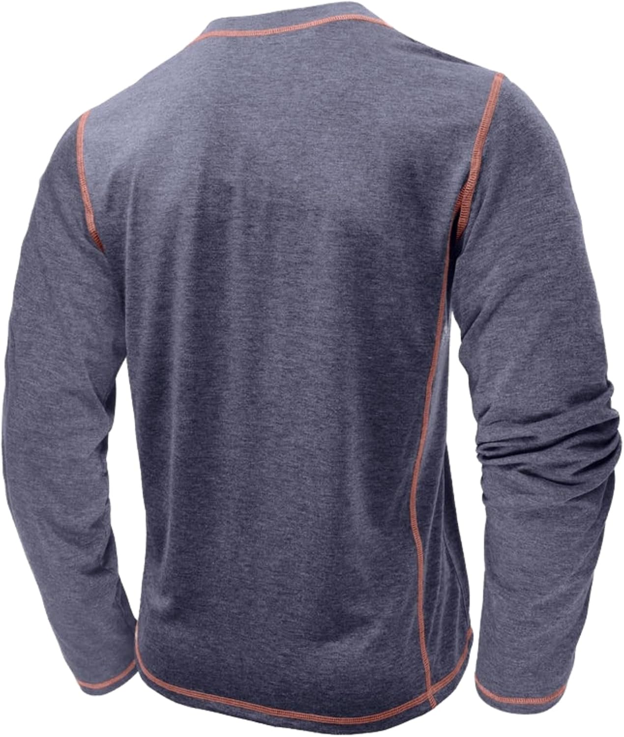 Mens Shirts Long Sleeve Casual Classic Henley Cotton T-Shirts Lightweight Button Tee Shirts - Image 3