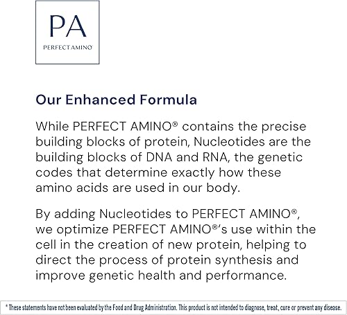 Miniatura 6 de BodyHealth PerfectAmino Powder - BCAA y EAA en polvo para antes y después del entrenamiento, bebida energética de aminoácidos para hombres y mujeres