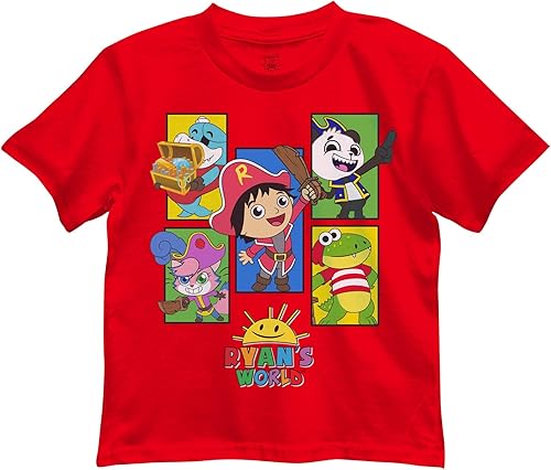 Ryan's World Camiseta Ryan and Friends para niño pequeño