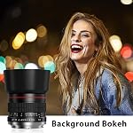 EF Lentille pour Canon 85mm f1.8 Foucs manuels (MF/EF Lens) Lens de portrait pour Canon EOS Rebelle T8i T7i T7 T6 T6s T6i T3i T2i SL3 SL2 90D 80D 77D 4000D,1DX 5D 6D Marquer II/III/IV etc. DLSR