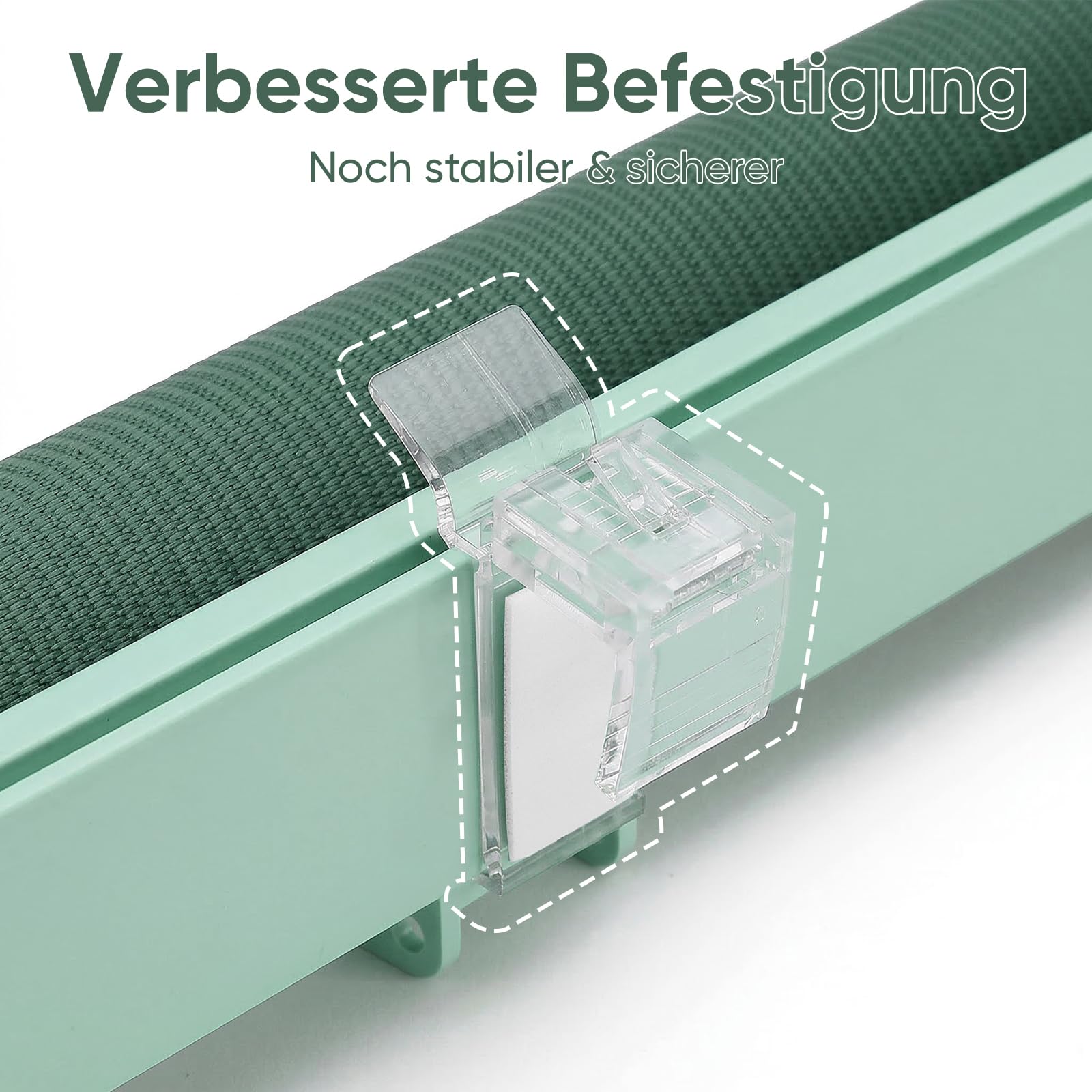 Sekey Doppelrollo Klemmfix ohne Bohren für Fenster – Bild 6
