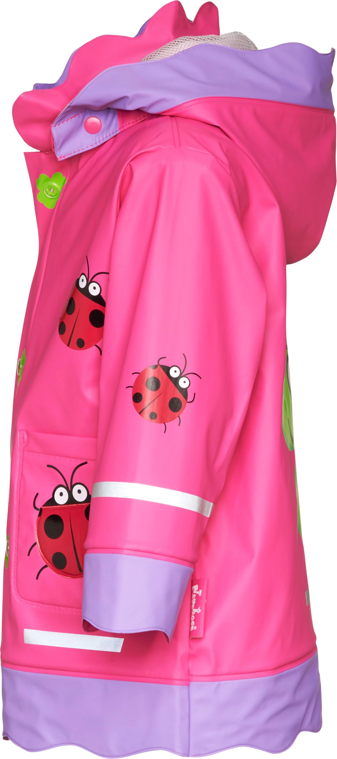 Playshoes Regenjacke Unisex Kinder Wind- und wasserdicht Regenmantel Regenbekleidung, Glückskäfer, 92 – Ansicht 2