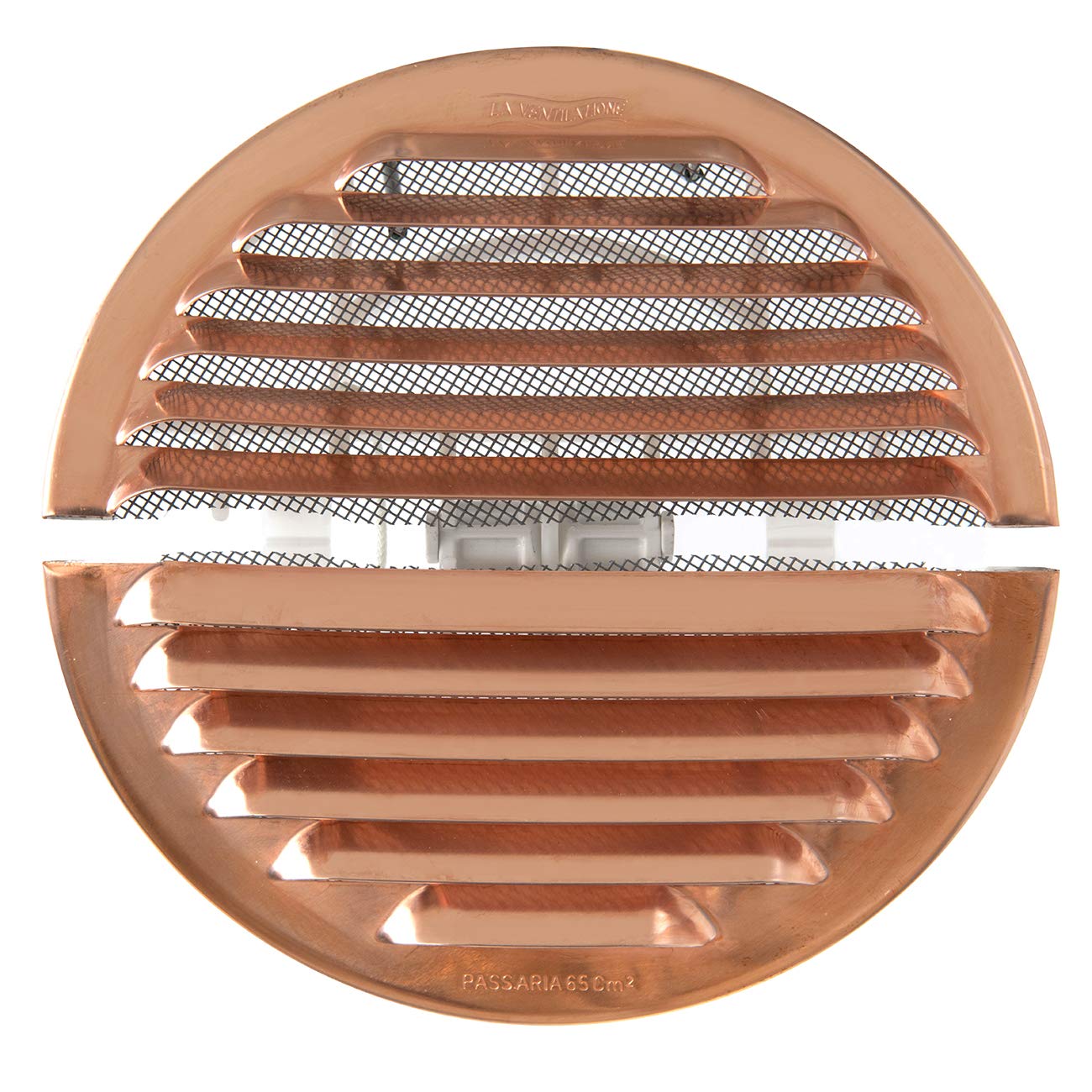La Ventilazione Grille d'aération pliable ronde Ø 150 mm Ø 155 mm Ø 155 mm GRADF125R