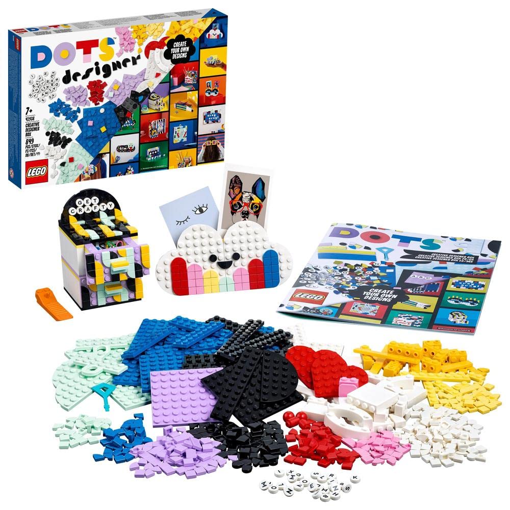 LEGODOTS Creative Designer Box 41938 DIY Craft Decoration Kit (849 Pieces)
