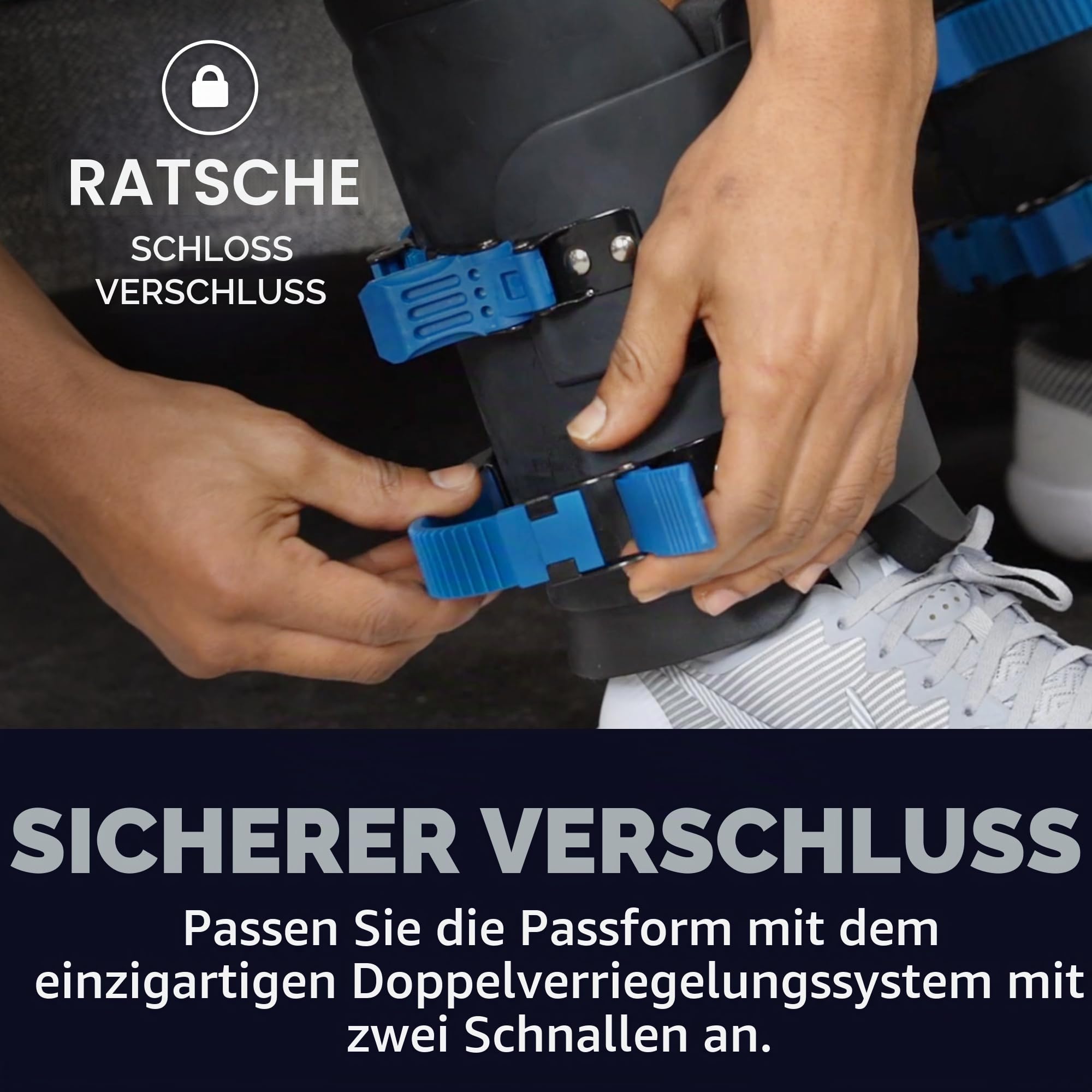 Teeter EZ-Up Schwerkraftstiefel für Inversion, Dekompression, Linderung von Rückenschmerzen und Bauchübungen