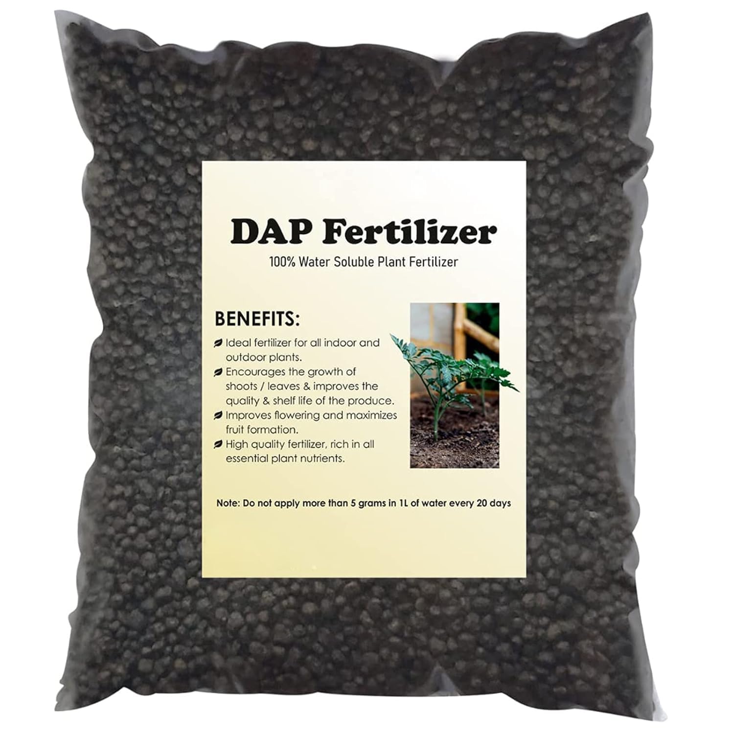 RVA ECOM D-A-P Fertilizer For Plants - Di-Ammonium Phosphate - Water Soluble Fertilizer For Gardening - 450 Gms, Granules (B0C5DJKD9G) Amazon Price History, Amazon Price Tracker