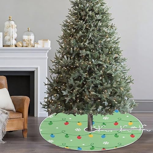 Miniatura 6 de Faldas de árbol de Navidad verde linda decoración decoraciones de Navidad adornos de interior de Navidad En Oferta Arbol De Navidad Blanco Belén al