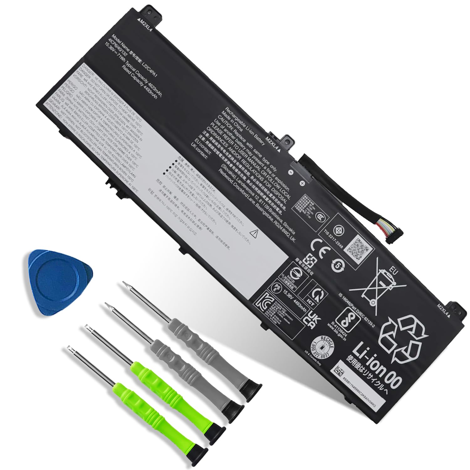 Amazon.com: L22C4PA1 SB11K38965 Laptop Battery Replacement for