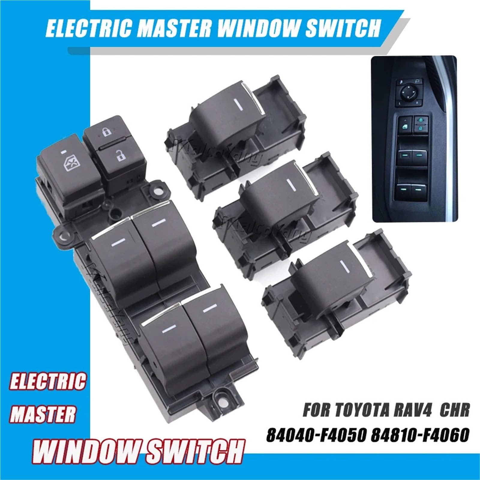 y/a様の専用ページ Amazon.co.jp: パワーウィンドウスイッチ トヨタ CHR Rav4 2016 2017