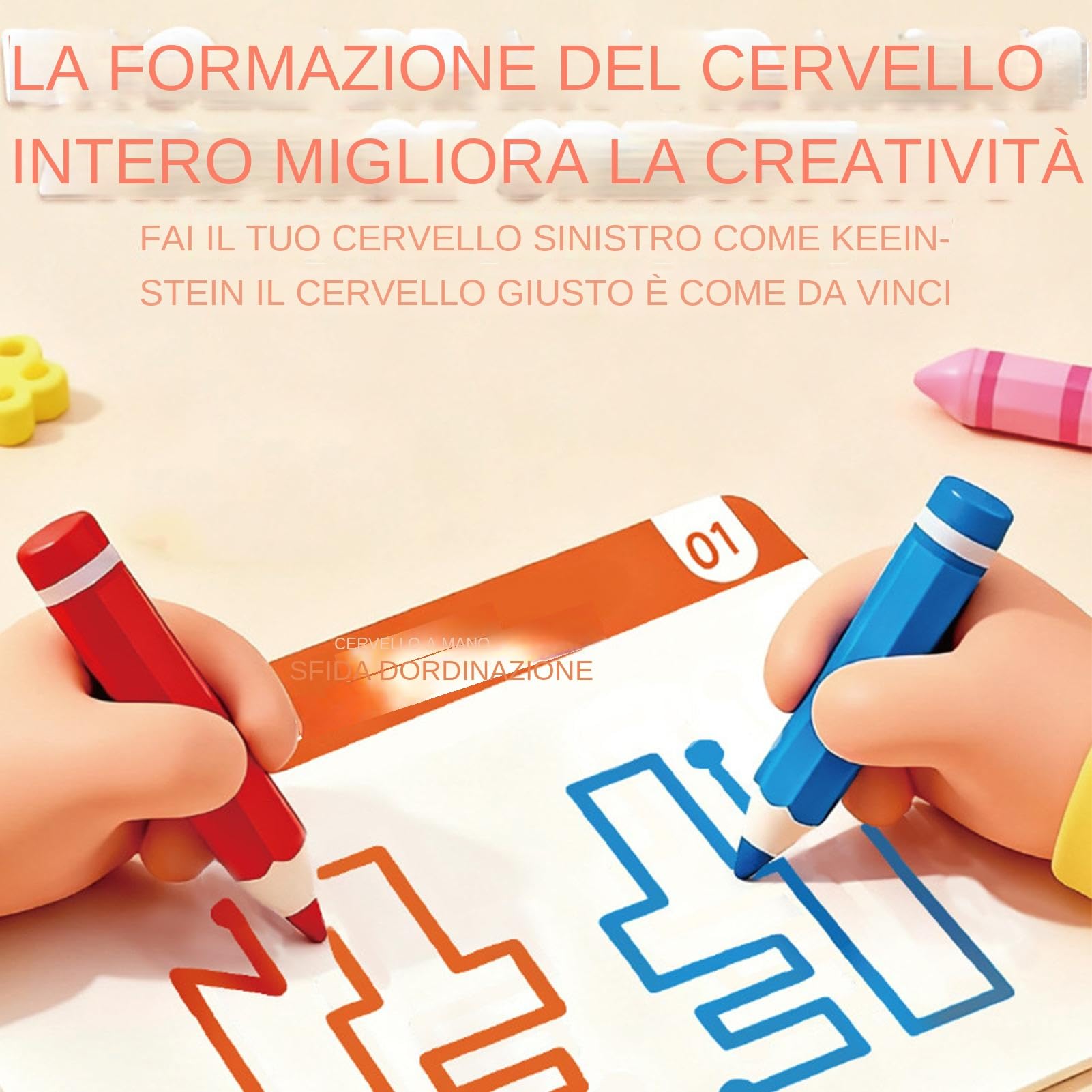 Schede per l'allenamento del cervello - Gioco di esercizi di memoria, flashcard per lo sviluppo delle abilità cognitive, set di attività educative per adulti e bambini | Strumento di fitness mentale p