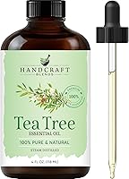 Handcraft Blends Tea Tree Essential Oil 4oz - 100% Pure Natural Premium Grade for Diffuser, Aromatherapy, Skin Care, Massage & DIY Soap Making