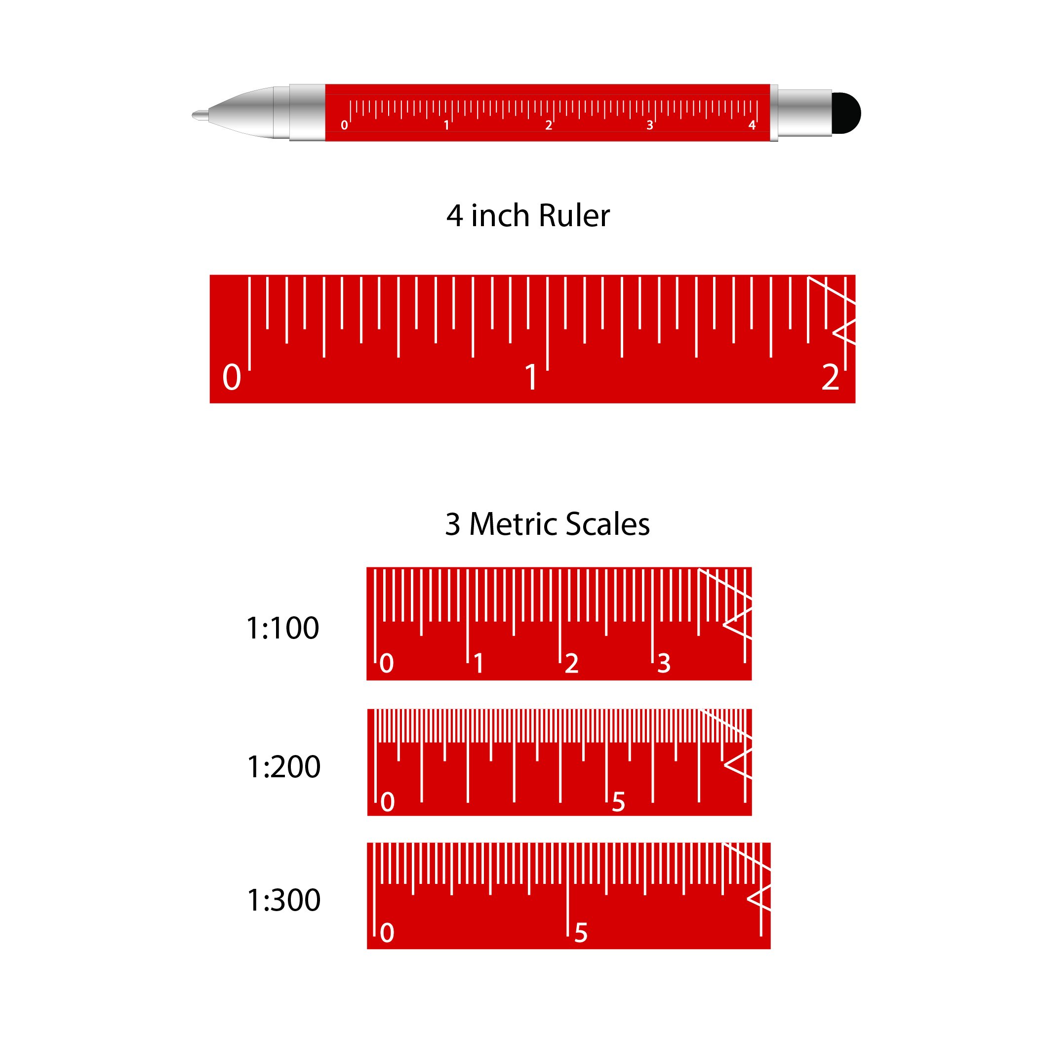 Monteverde MV35250 Tool Kugelschreiber Geeignet für Rechts-/Linkshänder rot