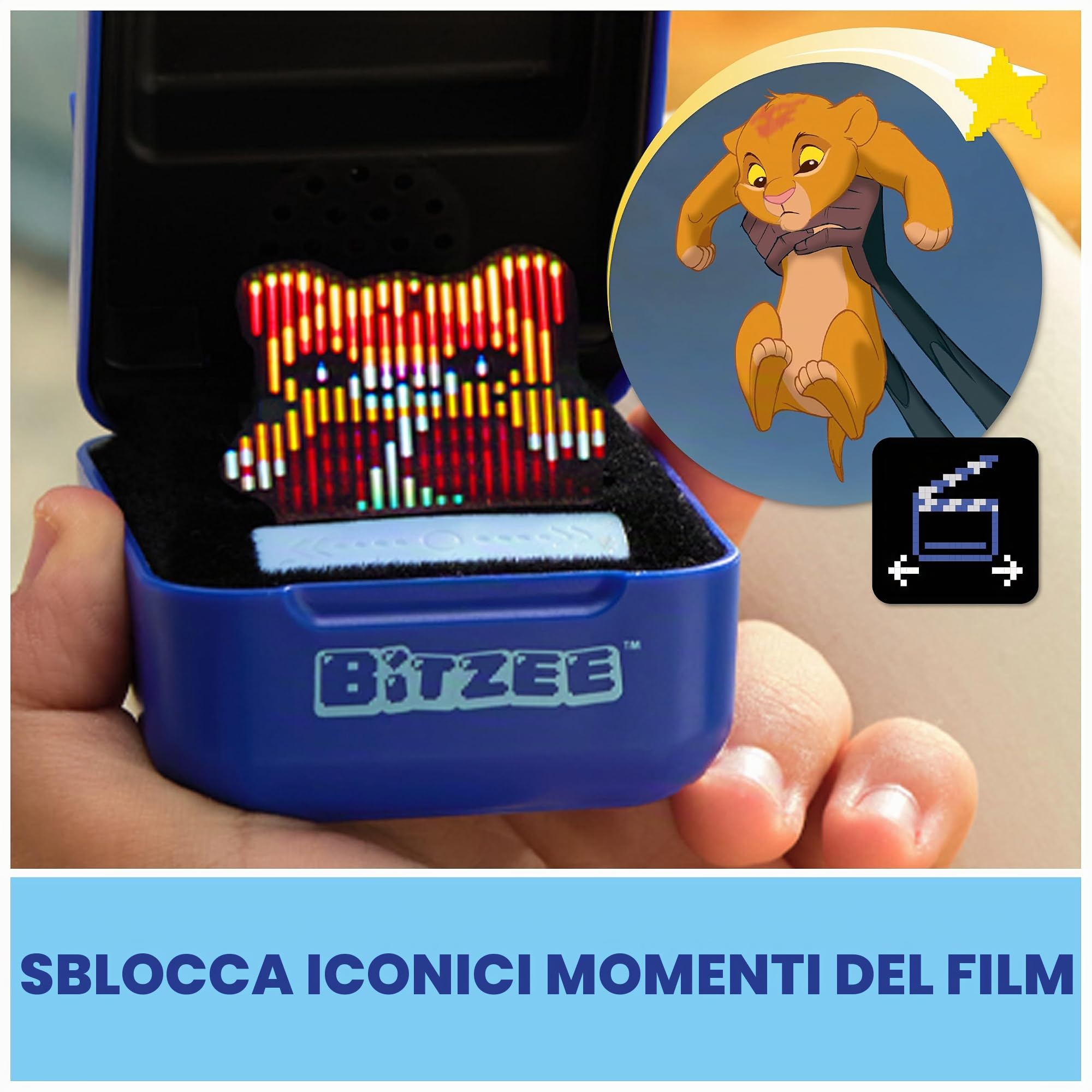 BITZEE, Disney con 30 Personaggi interattivi all'Interno, reagisce a Colpi, inclinazioni e rubinetti, Giocattoli Disney e Giocattoli digitali per Bambini, per Ragazze, Ragazzi e Fan