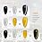 JODSONE 9 PCS Jelly Colors Gel Nail Polish Set with Base Coat Top Coat Warm Calm Stylish Jelly Gel Polish Set for Home DIY Nail Art