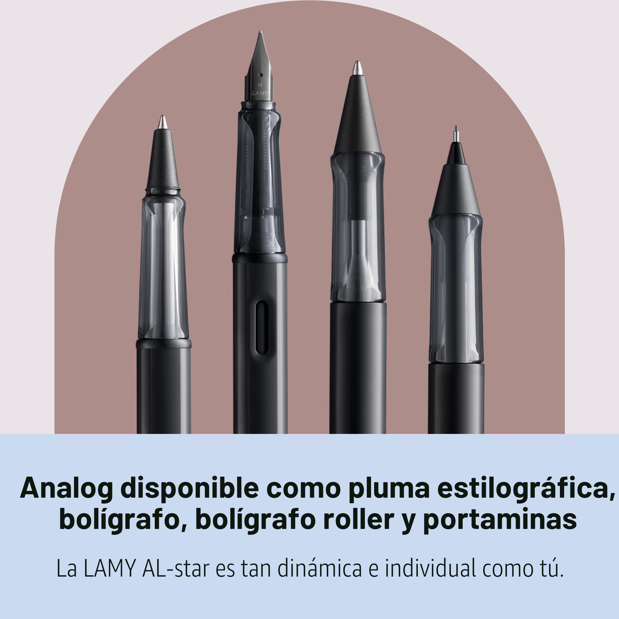 Lamy AL-star EMR black (punta PC/EL) - Lápiz stylus para muchos dispositivos Android - con empuñadura ergonómica - escritura y dibujo precisos en soportes digitales - con botón de función