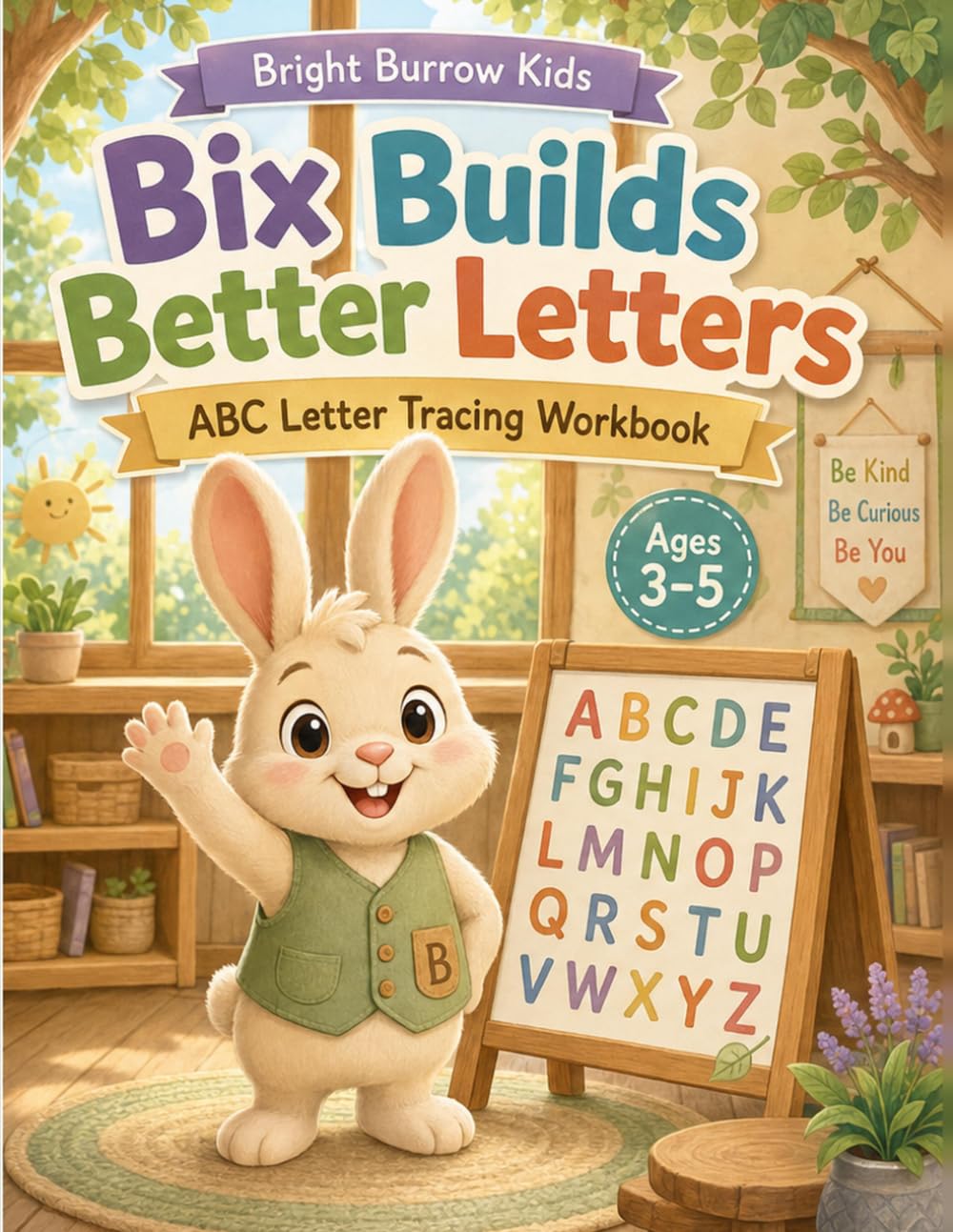 Bix Builds Better Letters: ABC Letter Tracing Workbook for Ages 3-5