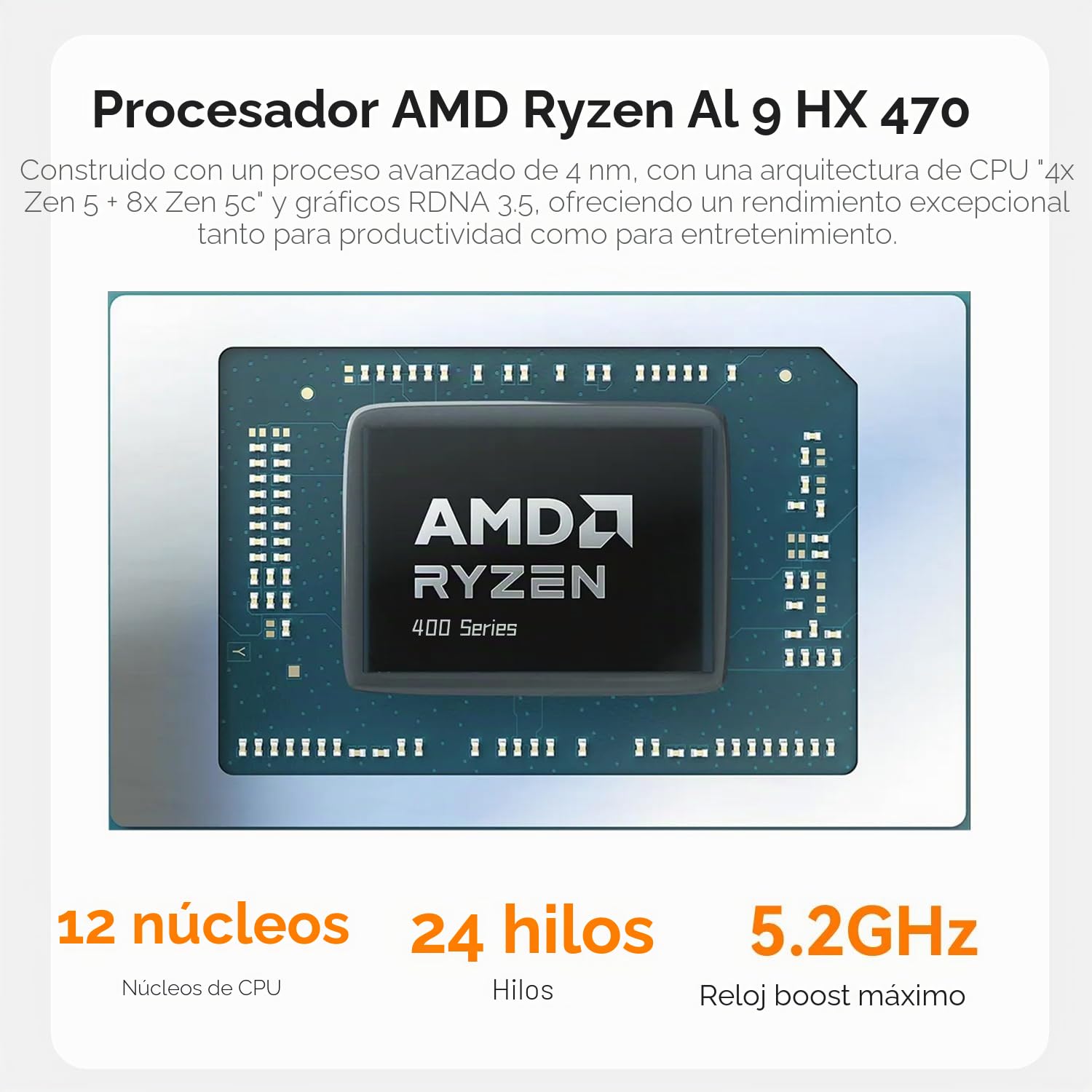 Beelink Mini PC SER10 MAX, AMD Ryzen AI 9 HX 470 (12C/24T, hasta 5,2 GHz) | AMD Radeon 890M,64GB de RAM DDR5,1TB de SSD PCIe 4.0,mini PC para juegos,Triple pantalla 4K,USB 4, 10GbE/WiFi 6/Bluetooth 5.2