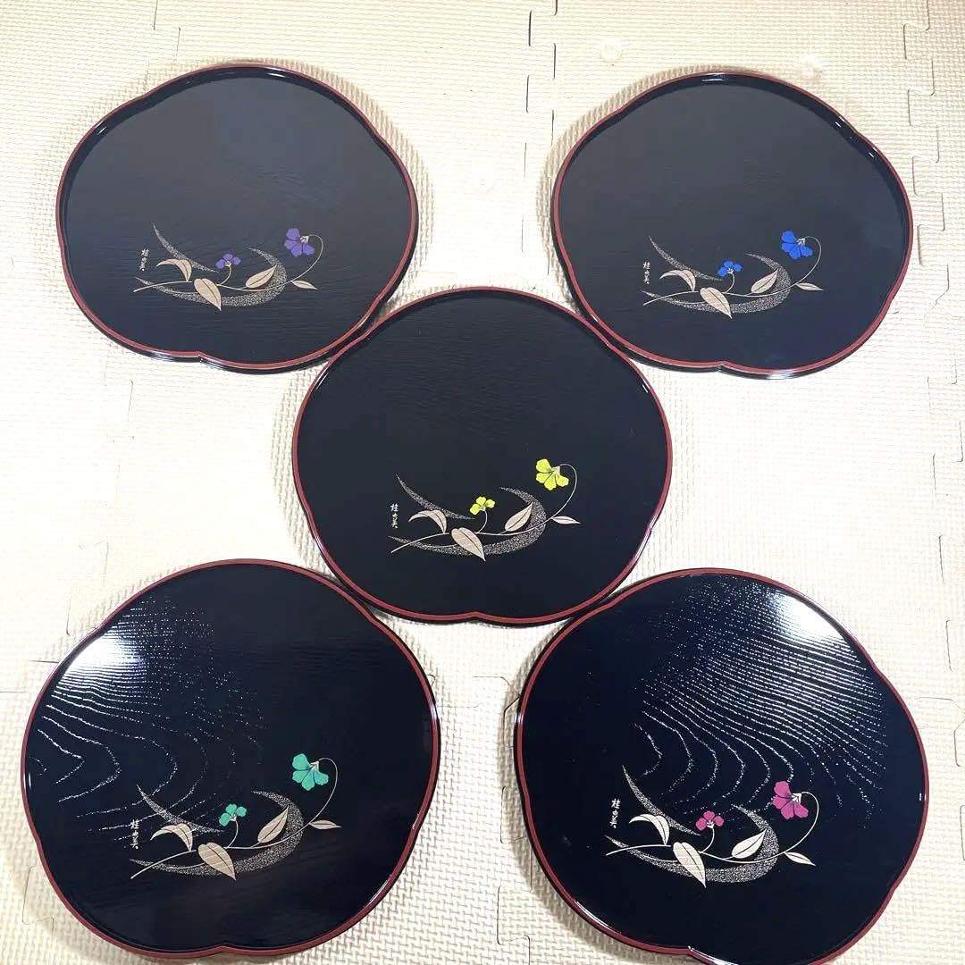Amazon.co.jp: 桂由美 お盆 トレー 5枚セット : ホーム＆キッチン