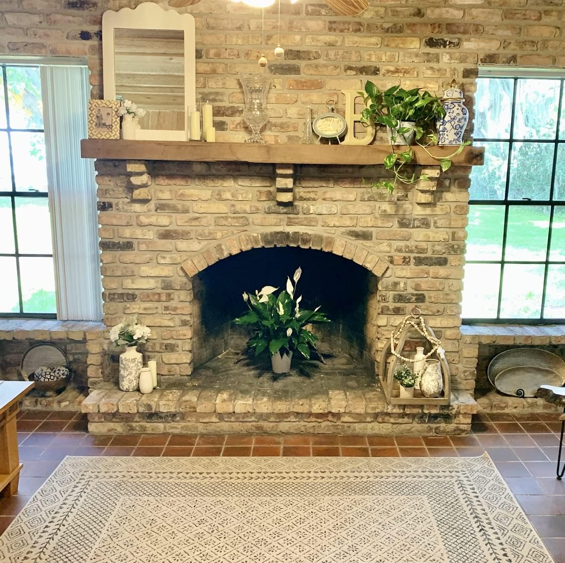 Peace Lily Plant-Friendship Foliage's Family Farm Grown Quality Live Indoor Spathiphyllum (6" Pot with Khaki Pot Cover) 14-18in Tall from Bottom of The Pot