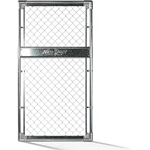 3x5FT31.5"W x 59.0"H Heavy Duty Chain Link Gate Easy Installation, Galvanized Steel Chain Link Gate Kit for YardPet EnclosureBackyardIncludes Galvanized Steel Pipes