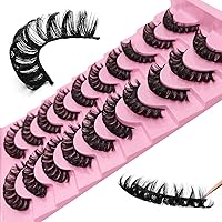 Vista 3 de 10 pares de pestañas rusas 3D suaves, con curvatura DD, pestañas postizas de visón sintético, aspecto natural